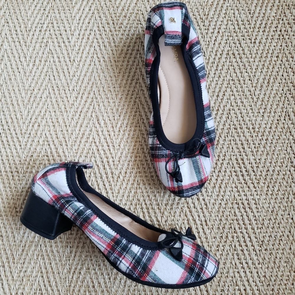 Yosi Samara Plaid Naima pumps SZ 9